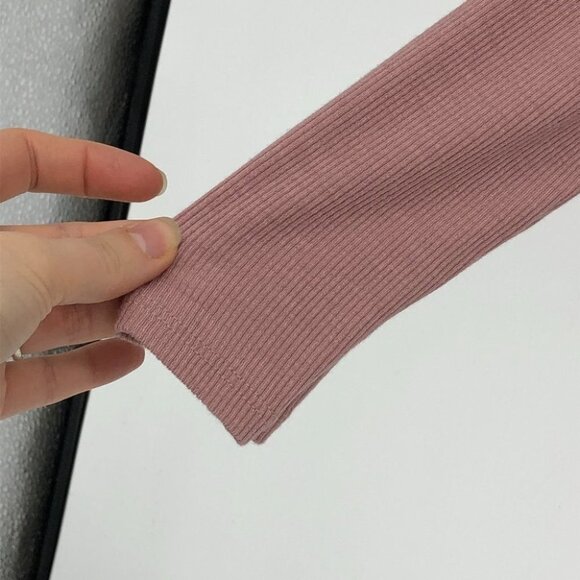 Cherish Fun and flirty ribbed tunic rose taupe NWT - Picture 9 of 16